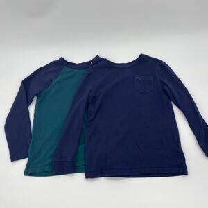 TOMMY BAHAMA Long Sleeve Shirt Boys Size M Bundle of 2 Crew Neck Casual Top